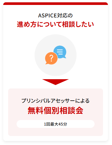ASPICE対応の進め方について相談したい→無料個別相談会