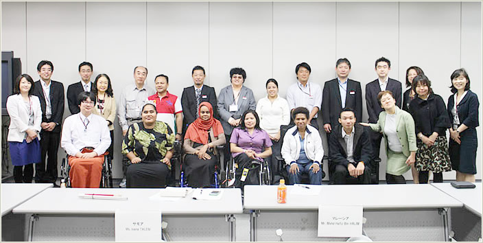 JICA主催の海外障がい者研修