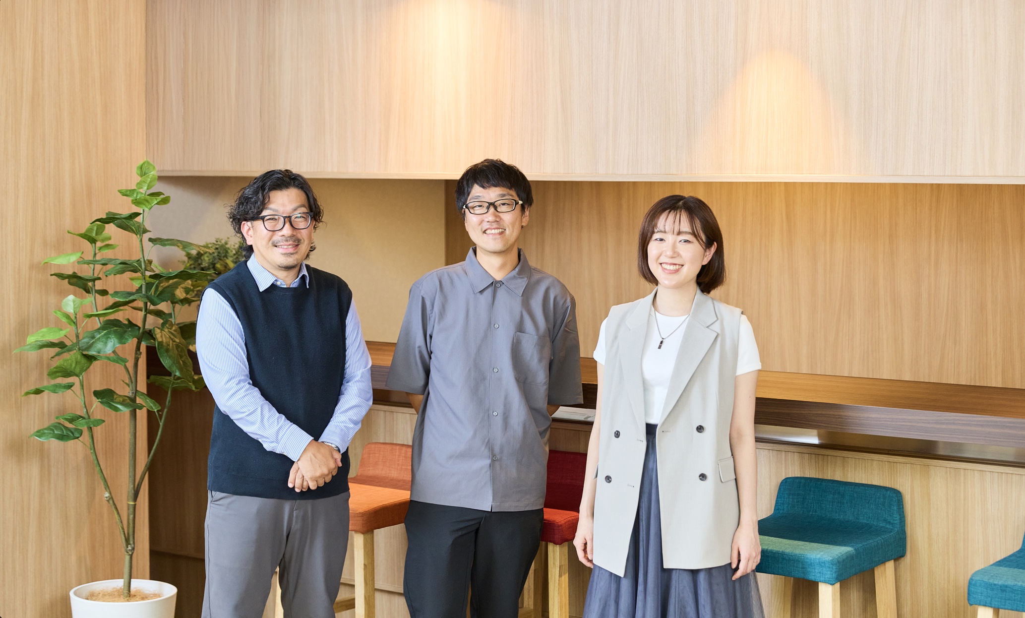 タウンホールミーティングについて語る岩沼竜平、廣塚源太、竹長はるな