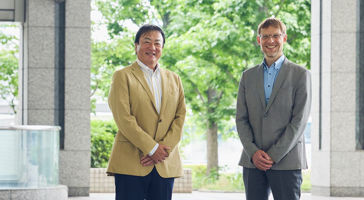 ピーター・D・ピーダーセン氏と森田社長