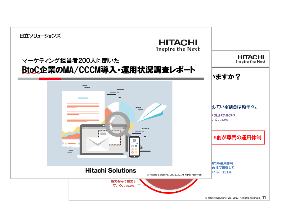 マーケティング担当者200人に聞いた「BtoC企業のMA/CCCM導入・運用状況調査レポート」