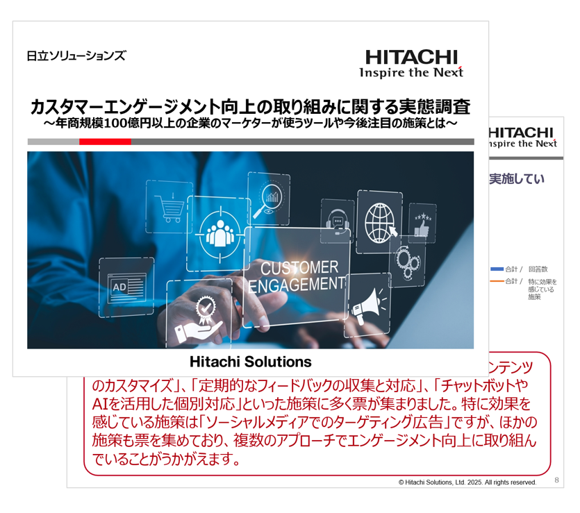 カスタマーエンゲージメント向上の取り組みに関する実態調査