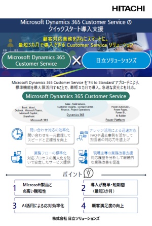 Microsoft Dynamics 365 Customer Service のクイックスタート導入支援