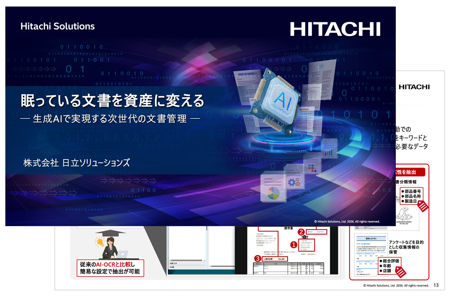 眠っている文書を資産に変える ─ 生成AIで実現する次世代の文書管理 ─ 表紙画像