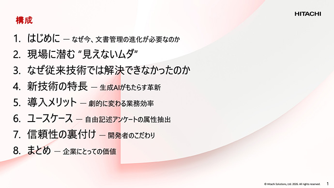 眠っている文書を資産に変える ─ 生成AIで実現する次世代の文書管理 ─ ホワイトペーパー画像