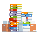 紙書類の保管スペースを削減