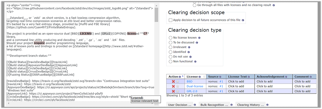 nomosの解析結果（BSD）