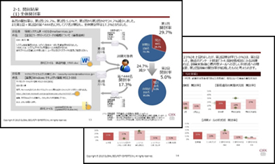 図：報告書のイメージ