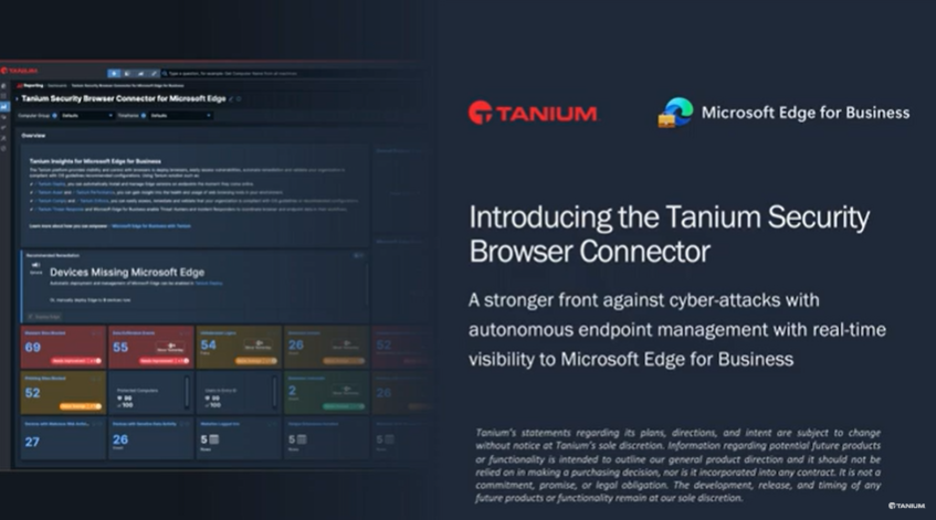 Introducing the Tanium Security Browser Connection